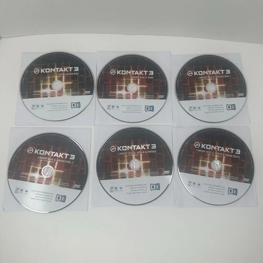 Native Instruments Kontakt 3 Extensive Professional Virtual Sampler Library Set - Picture 1 of 14